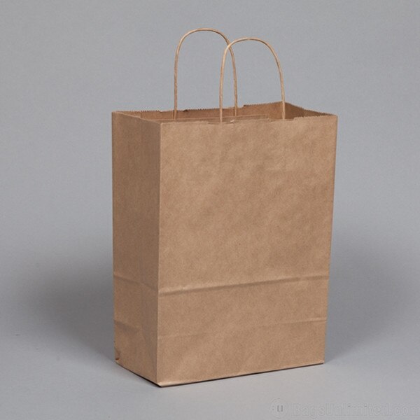 Natural Kraft Paper Shopping Bags w